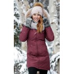 Bilodeau - BRITANY Urban Winter Coat, burgundy Size 16